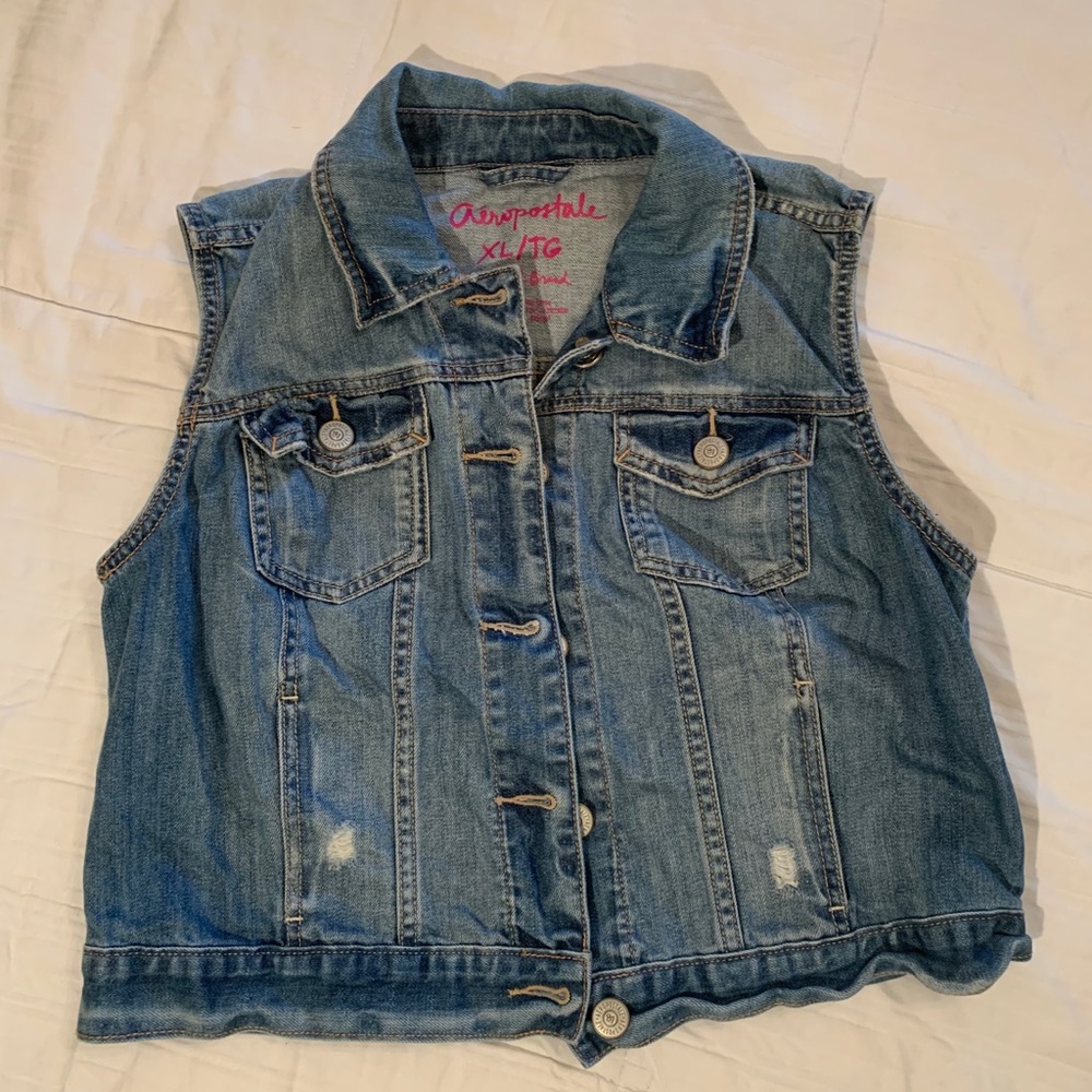 Aeropostale Jean Vest